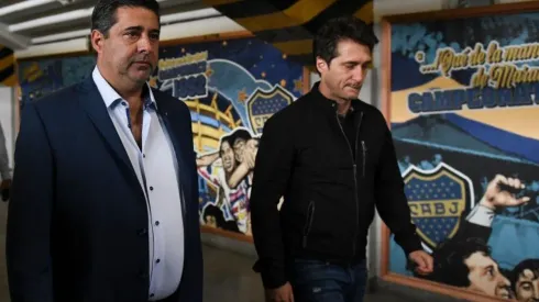 Angelici junto a Guillermo en la