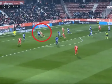 Controló y tiró una chilena preciosa: Stuani hizo el gol del fin de semana