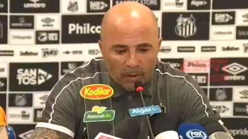 Sampaoli y un grave error en conferencia. (ESPN)