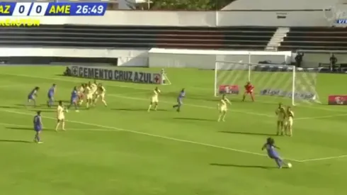 Cruz Azul se había puesto en ventaja con un golazo.