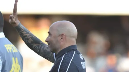 Jorge Sampaoli, técnico de Santos.