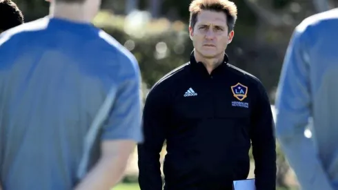 Guillermo dirigió su primera práctica en Los Angeles Galaxy.