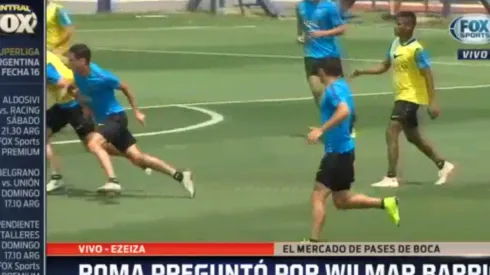 Foto de la práctica de Boca.