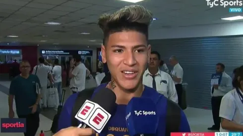 Qué loco hermoso: Carrascal llegó a Argentina y avisó que quiere ser titular en River