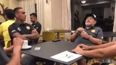 Foto captura de Diego Maradona.