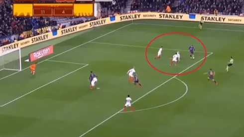 No seas malo, Leo: Messi humilló a 3 jugadores del Sevilla antes del cuarto gol de Barcelona