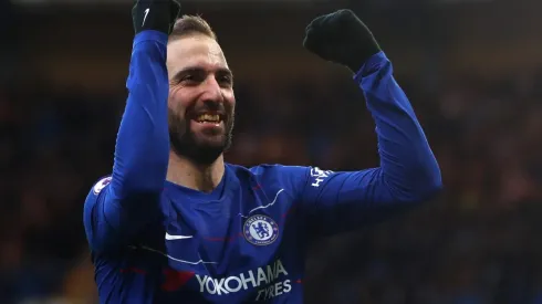 La felicidad de Gonzalo Higuaín.