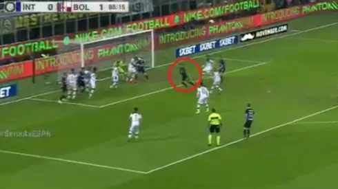 Lautaro Martínez y un fallo insólito.