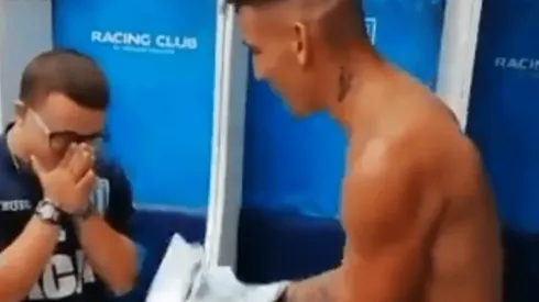 Gigante: el emotivo video en el que Ricardo Centurión le cumplió el sueño a un nene fanático de Racing