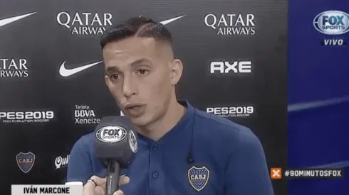 Foto de Iván Marcone, jugador de Boca.