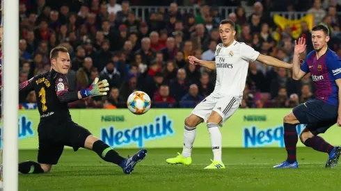 Vázquez anotó el 1-0 para el Real Madrid ante el Barcelon