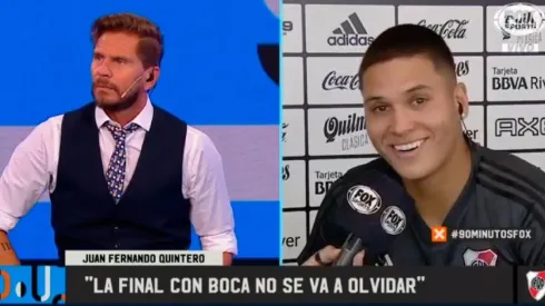 Quintero se rió cuando le hablaron de Román.