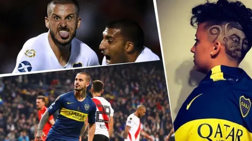 La peor hincha de Boca: se dibujó en el pelo el festejo de Benedetto