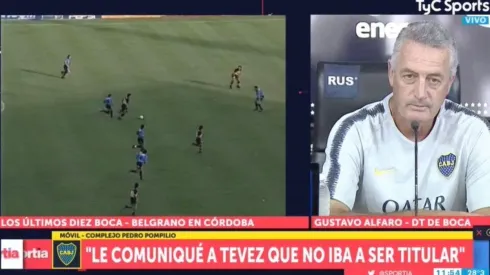 Foto de Gustavo Alfaro habló de Carlos Tevez.