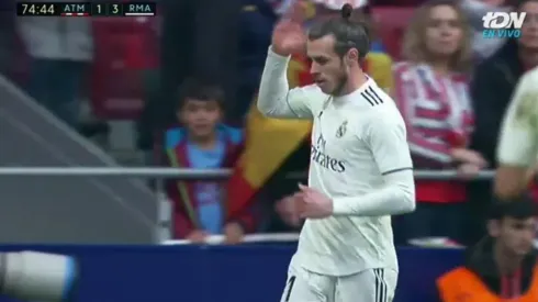 Bale clavó el 3-1 y le hizo un corte de mangas a la afición del Atlético Madrid