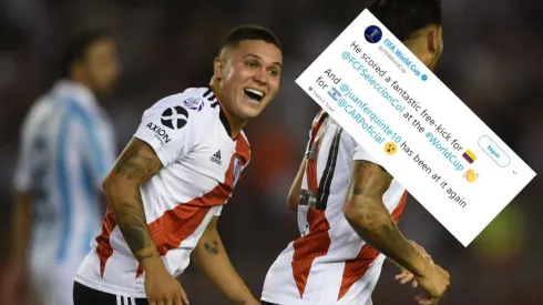 Quintero, en los ojos del mundo por su golazo.