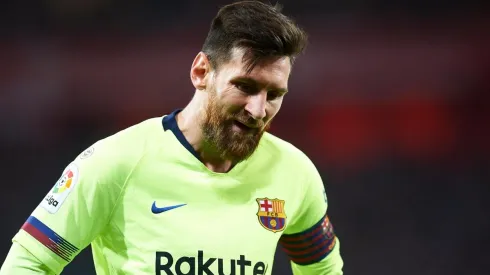 Foto de Lionel Messi, jugador de Barcelona.