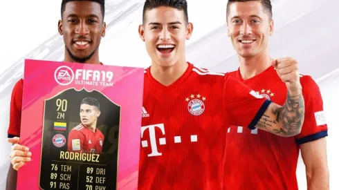 James Rodríguez comanda el equipo de la semana de FIFA 19