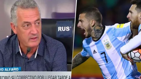Alfaro habló con Messi sobre Benedetto.