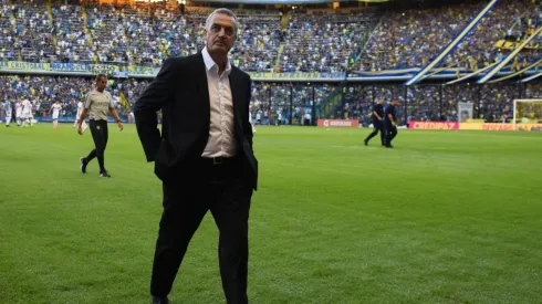 Foto de Gustavo Alfaro, entrenador de Boca.