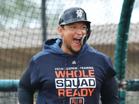 Calidad intacta: Miguel Cabrera muestra su swing y se ve más ligero de peso en el Spring Training