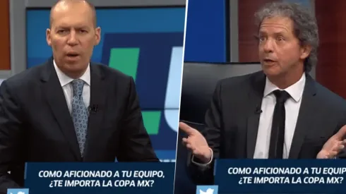 Foto de André Marín y el Ruso en Fox Sports.