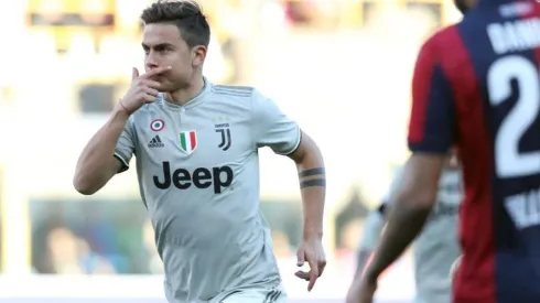 Dybala festejó con la Dybala Mask.