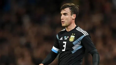 Nicolás Tagliafico en la Selección Argentina.