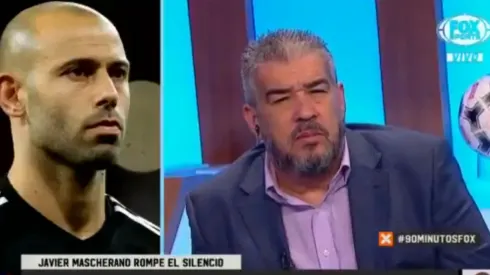 Foto de Javier Mascherano en la entrevista.