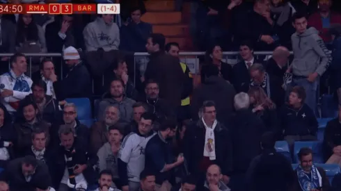 Los fanáticos del Real Madrid no aguantaron y se fueron antes del Bernabéu