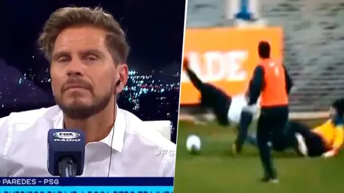 Contó que fue clave en su salida de Boca: Paredes recordó la patada de Orión