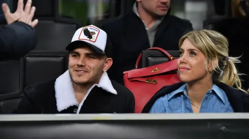 Foto de Mauro Icardi con Wanda Nara.