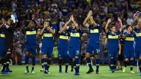 Foto de los jugadores de Boca.