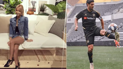 La novia de Vela festejó el cumpleaños del jugador.