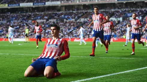 Morata anotó los dos goles para el Atlético de Madrid.