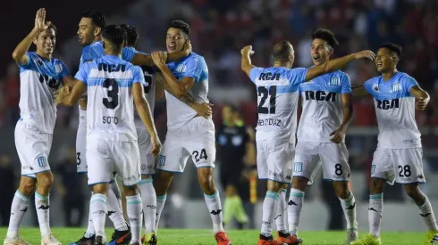 Racing vs Estudiantes por la Superliga.