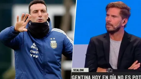 Vignolo se enojó con Scaloni.