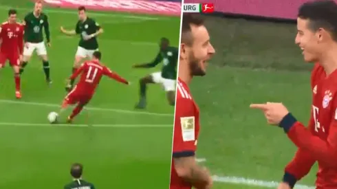 No sabemos qué de James fue mejor: el golazo o el baile del festejo