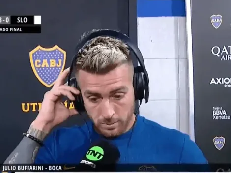Después de meter rabona, Buffarini le habló a los hinchas de San Lorenzo