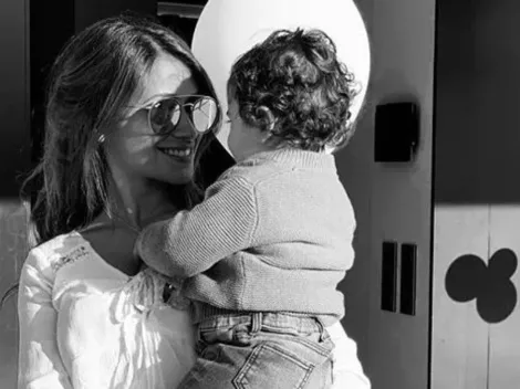 Antonella Roccuzzo mostró el tierno chupete que usa Ciro Messi