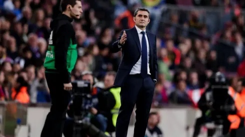 Foto de Ernesto Valverde, entrenador de Barcelona.