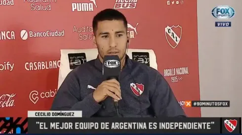 Cecilio Domínguez dijo "Independiente es el mejor de Argentina" y lo trolleó todo Twitter
