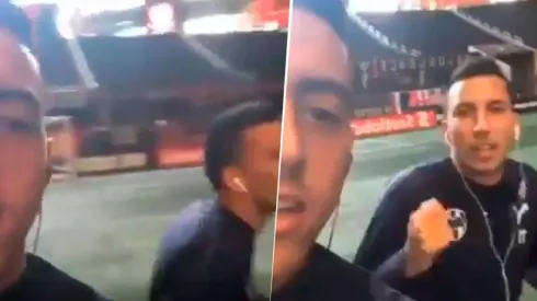 Funes Mori filmaba el estadio del Atlanta desde adentro y lo agarró a Vangioni bailando con toda
