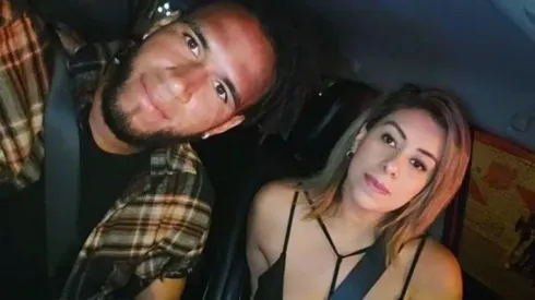 Foto de Gallese con su mujer.