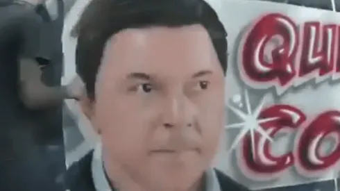 Amor puro: con un video en cámara rápida, un hincha de River mostró la bandera que le hizo a Gallardo