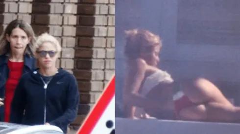 Filtraron fotos de Shakira tomando sol con un bikini que se prende fuego