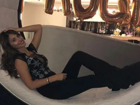 Antonella Roccuzzo subió una imponente foto de "Hulk" posando para la cámara