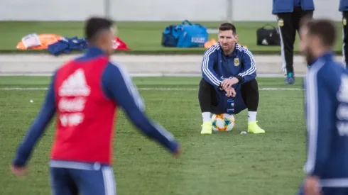 Foto de Lionel Messi, jugador de la Selección Argentina.