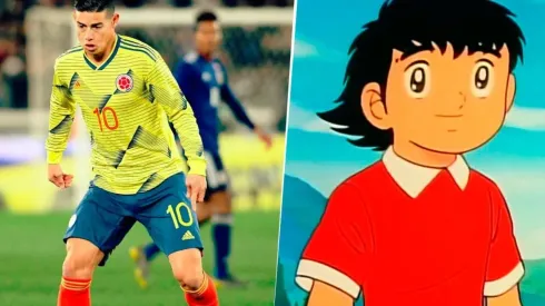 Bayern Munich subió una imagen de James Rodríguez como si fuese Oliver Atom