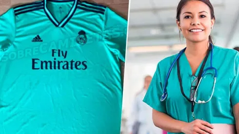 "Verde enfermero": así sería la tercera camiseta del Real Madrid la próxima temporada